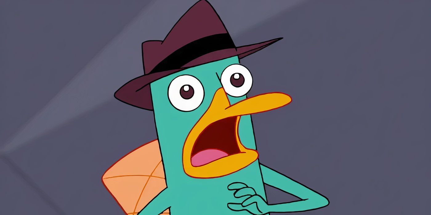 Perry the Platypus is shocked