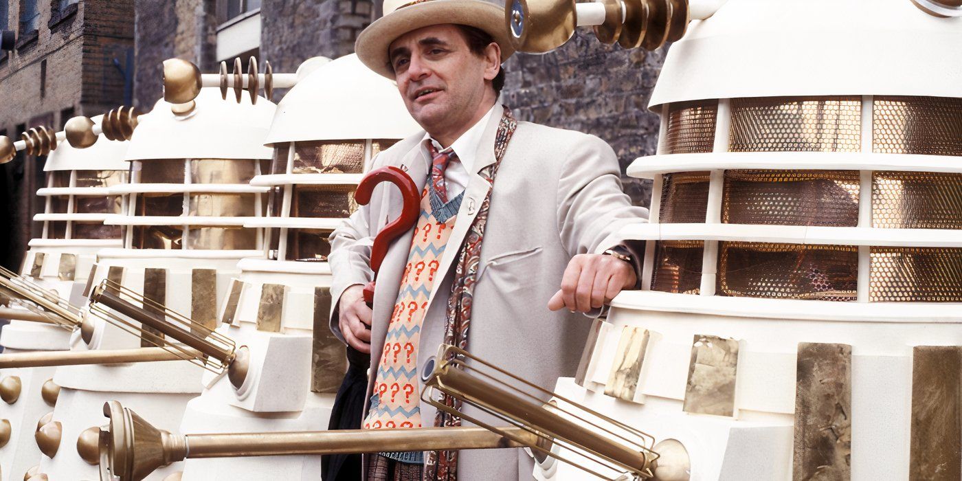 The Seventh Doctor (Sylvester McCoy) in 'Rememberance of the Daleks' (Doctor Who)