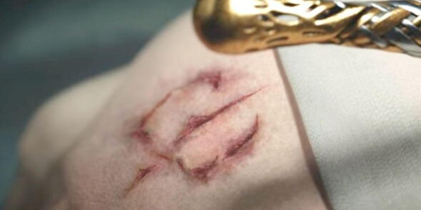 Sauron's mark on Finrod in 'The Rings of Power.'