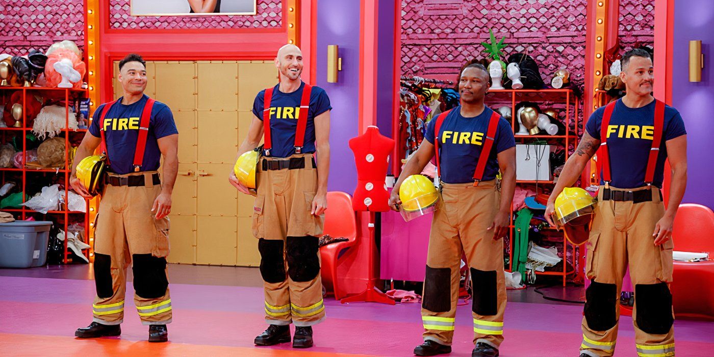 The firefighters arrive for a makeover on 'RuPaul's Drag Race All Stars 9'