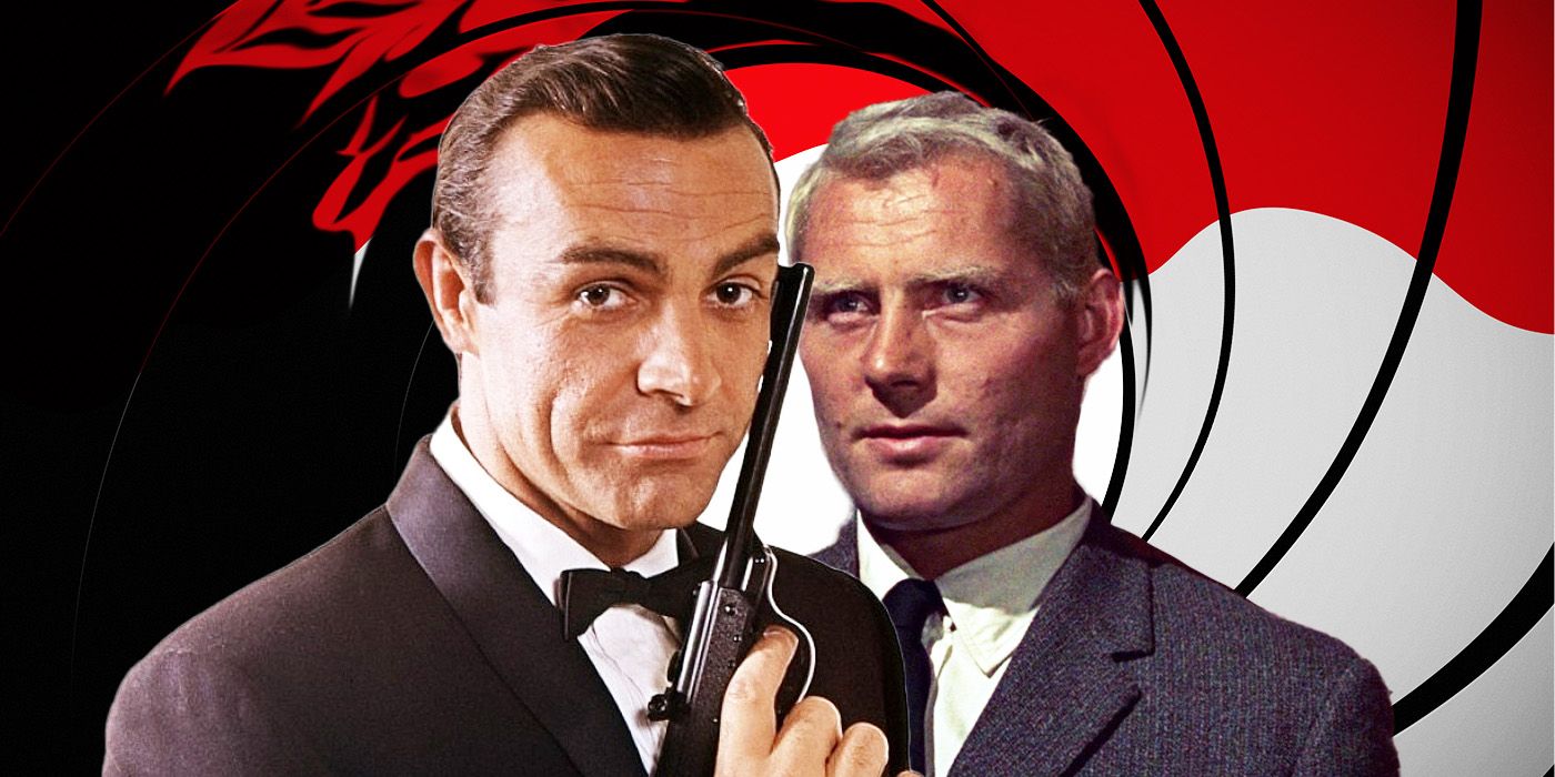 Sean Connery and Robert Shaw face off in the bond movie