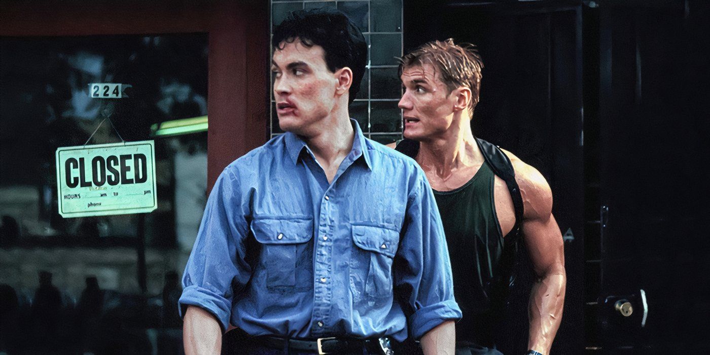 Brandon Lee and Dolph Lundgren in Showdown in little tokyo