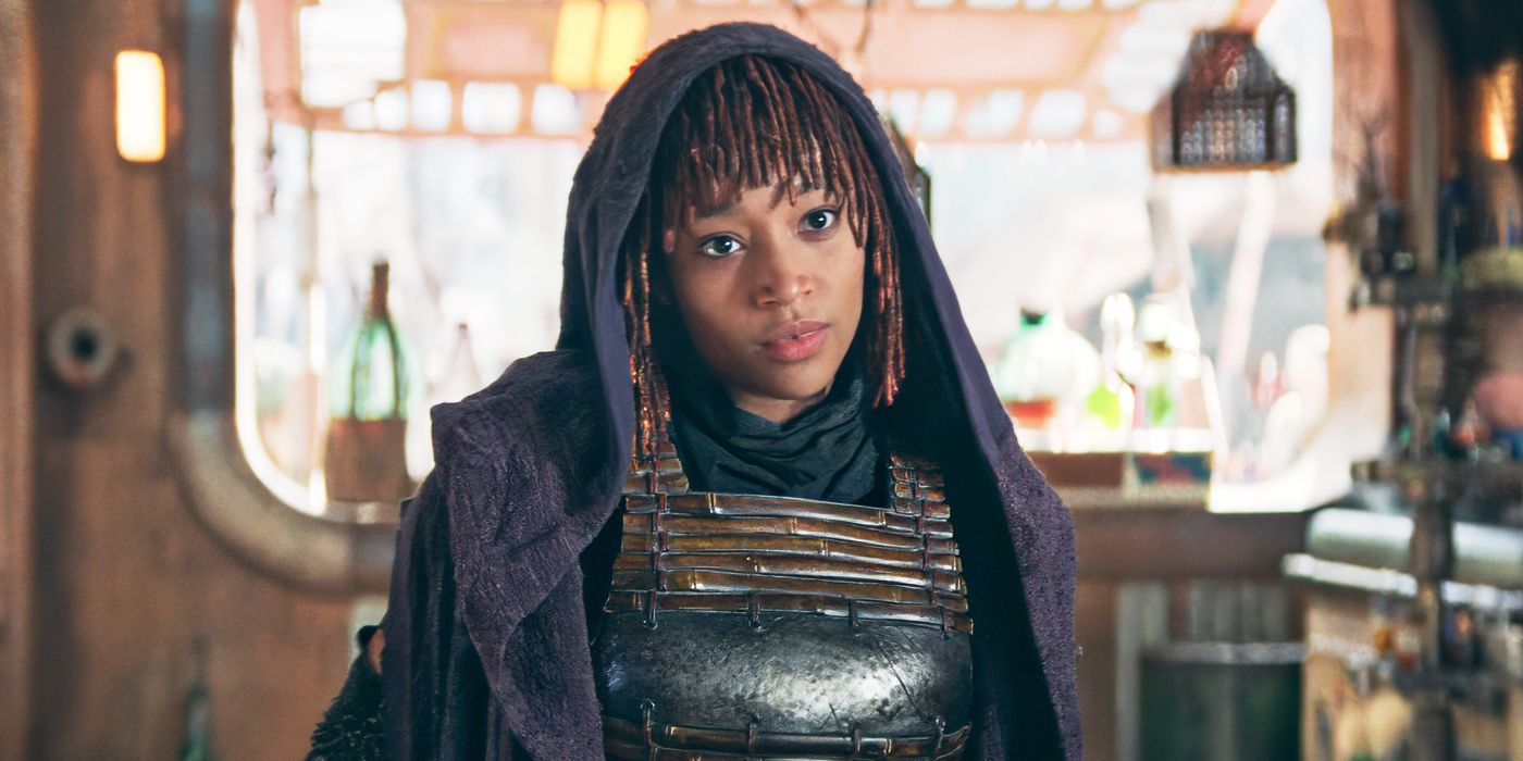 Amandla Stenberg as Mae in The Acolyte Episode 2