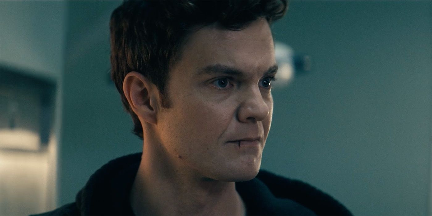 Jack Quaid as Hughie in a serious close-up in Episode 5 of Season 4 of The Boys