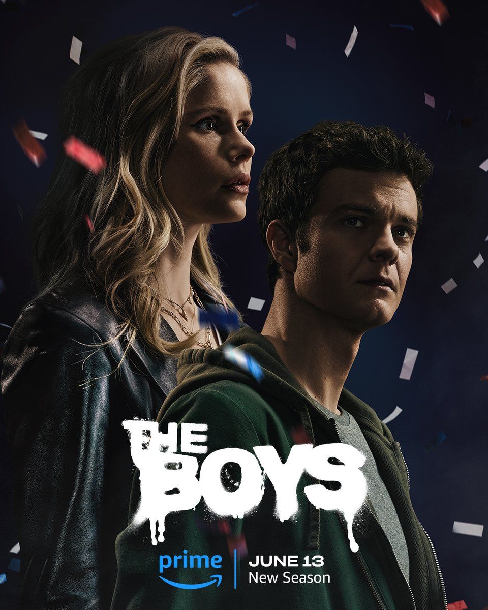 Hughie and Annie in a new poster for The Boys Season 4