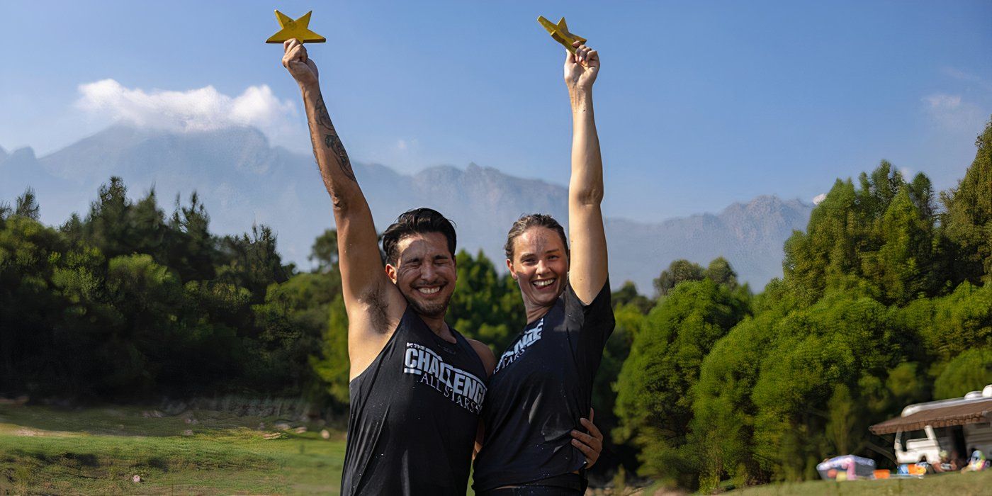 Derek y Laurel se felicitan por convertirse en estrellas de The Challenge: All-Stars 4.