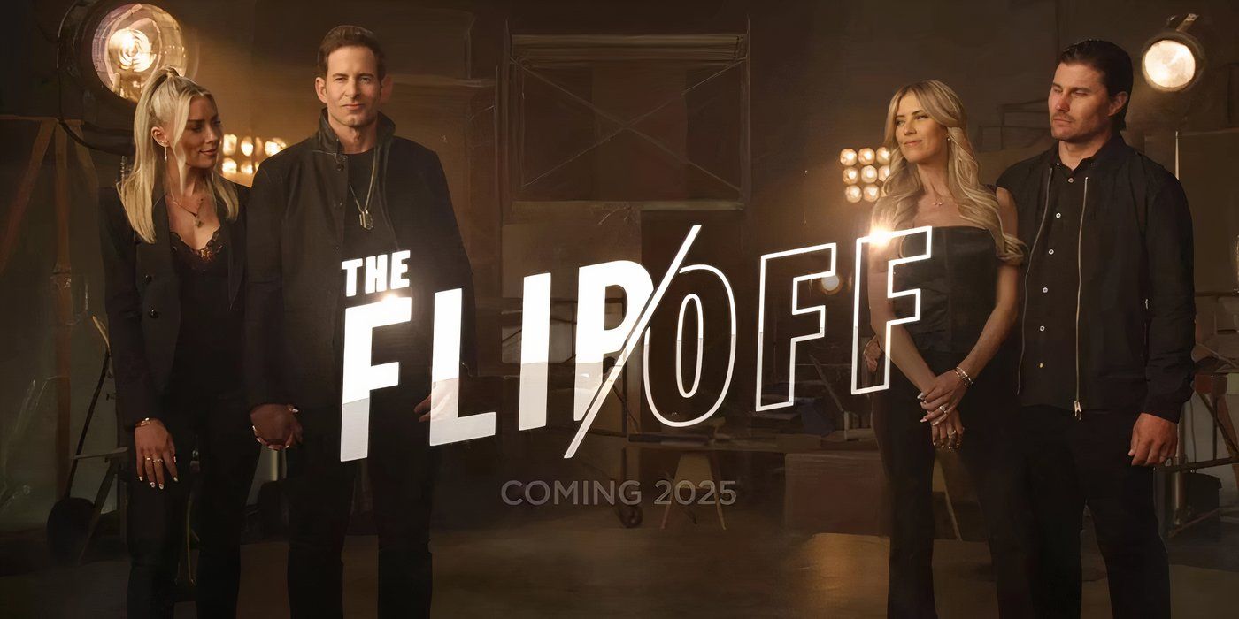 The promotional logo for 'The Flip Off'