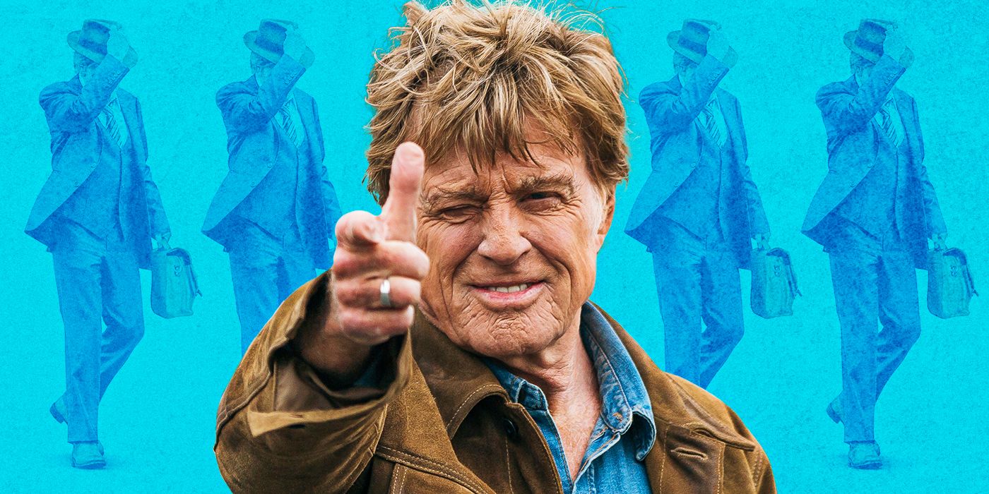 Robert Redford con un anciano y una pistola.