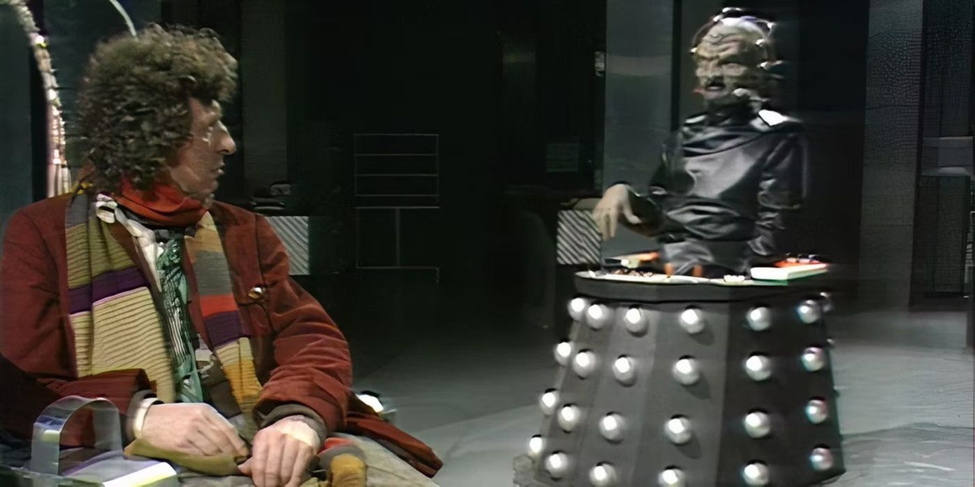 Tom Baker as Doctor Who in Genesis of the Daleks