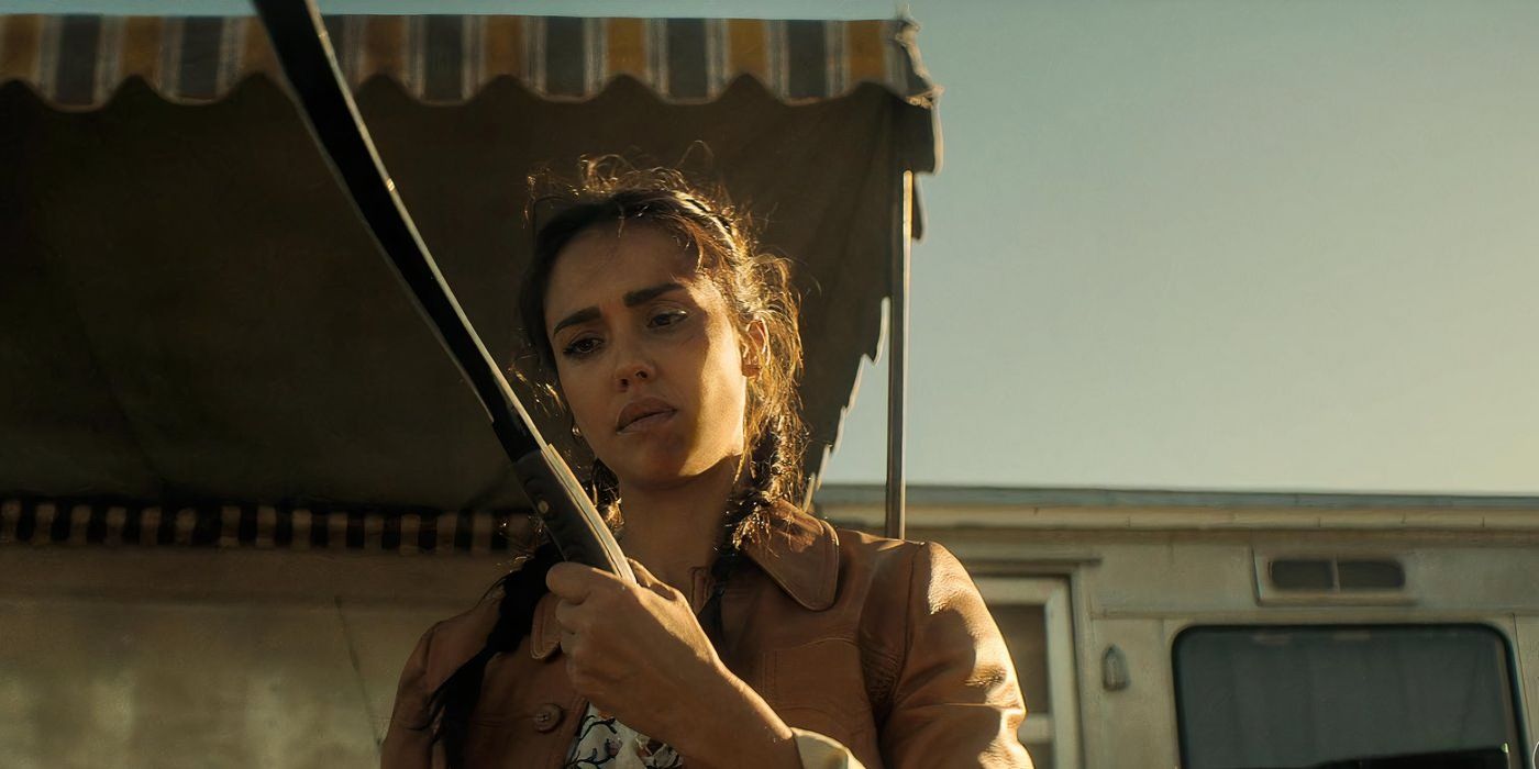 Jessica Alba as Parker in Trigger Warning