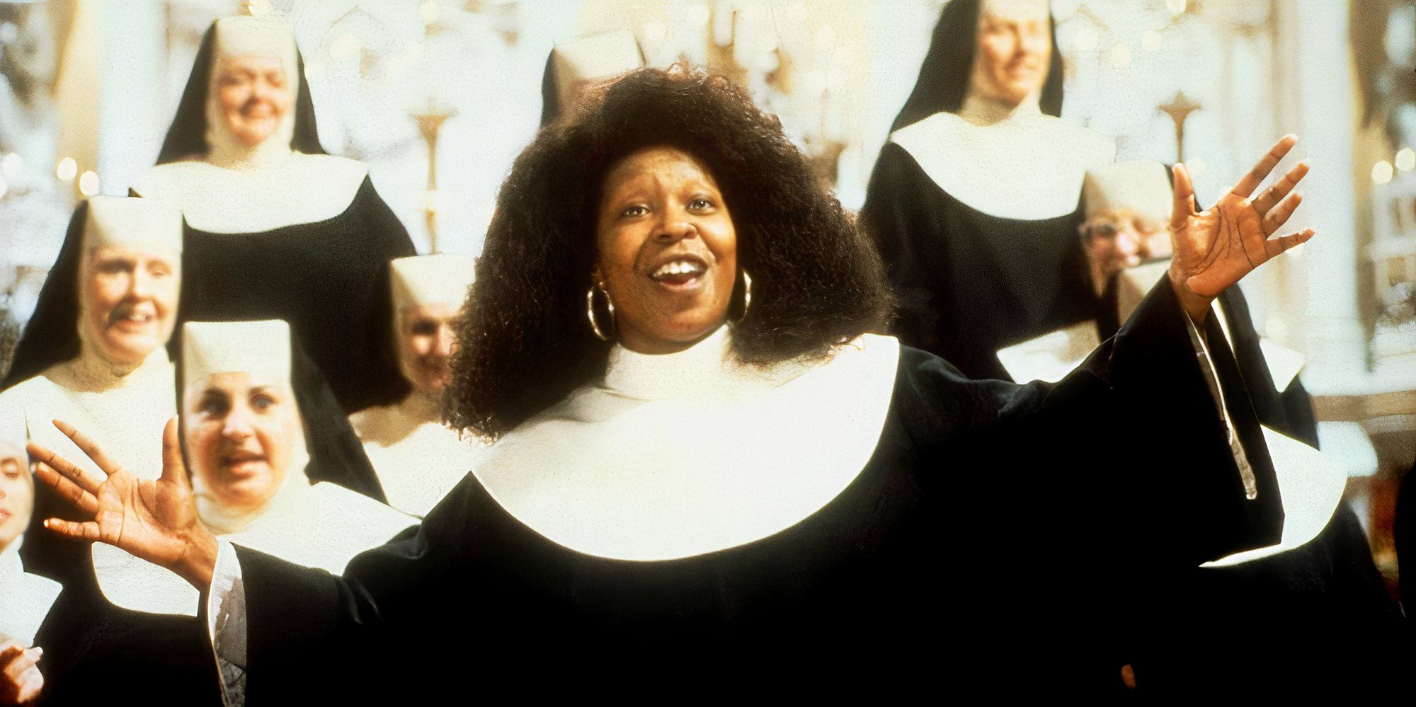 Whoopi Goldberg, quien interpretó a Deloris en 