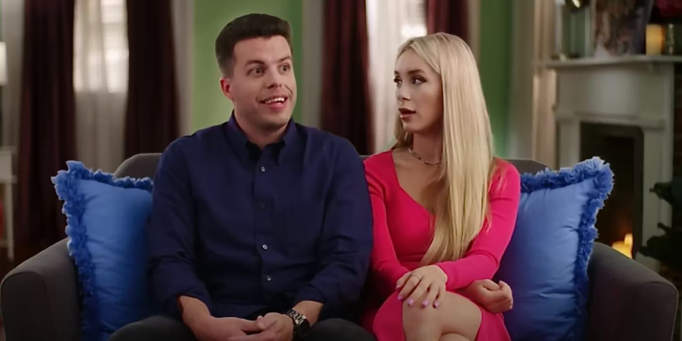 Yara Zaya and Jovi Dufren sit next to each other with awkward tension in 90 Day Fiancé: The Last Resort.