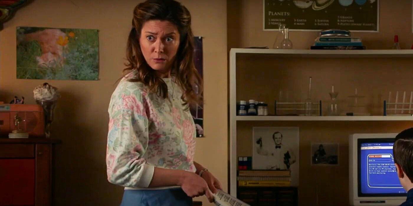 Mary, portrayed by Zoe Perry, looks confused in Young Sheldon