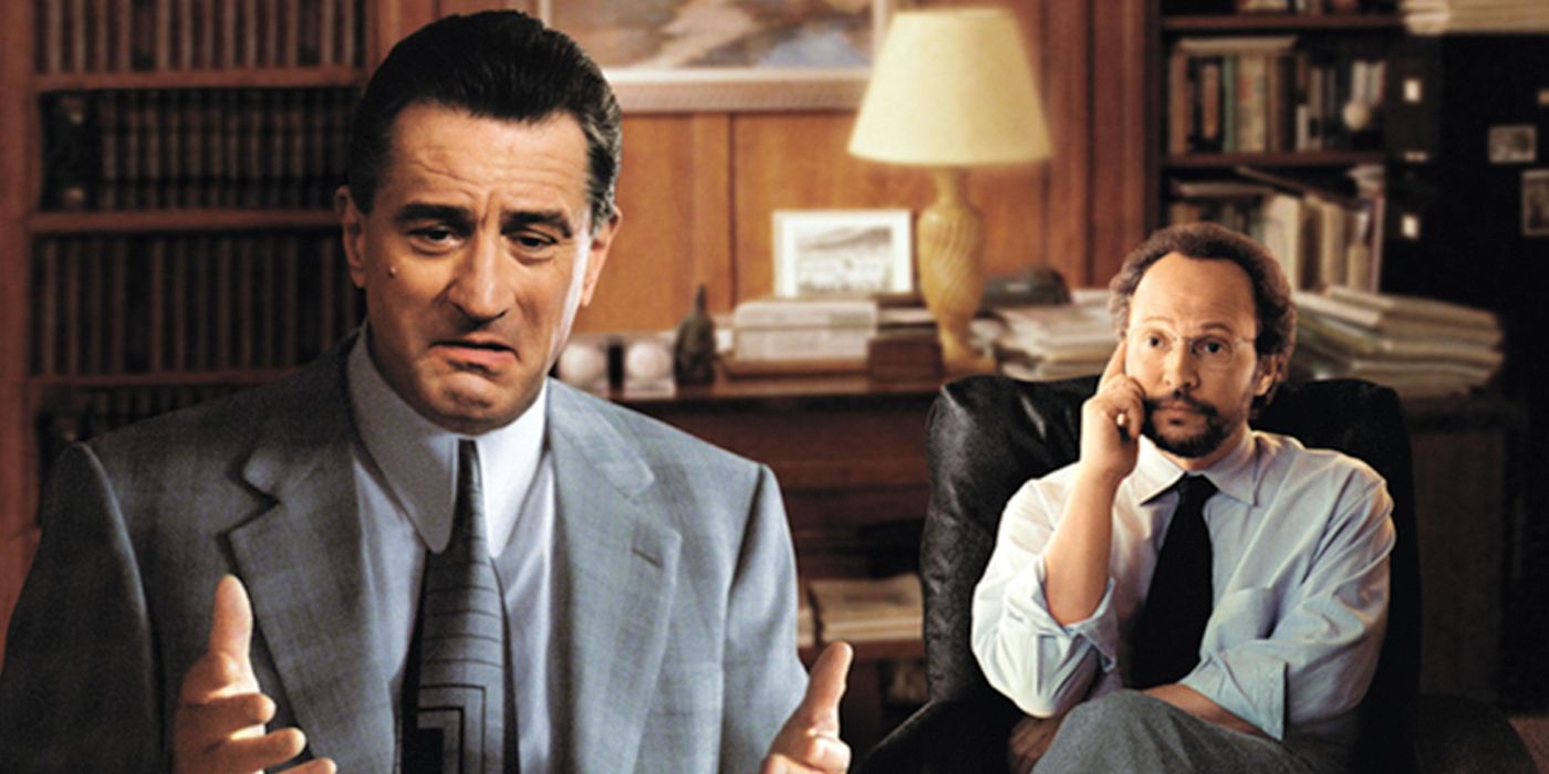 Robert De Niro and Billy Crystal in the poster for Analyze This