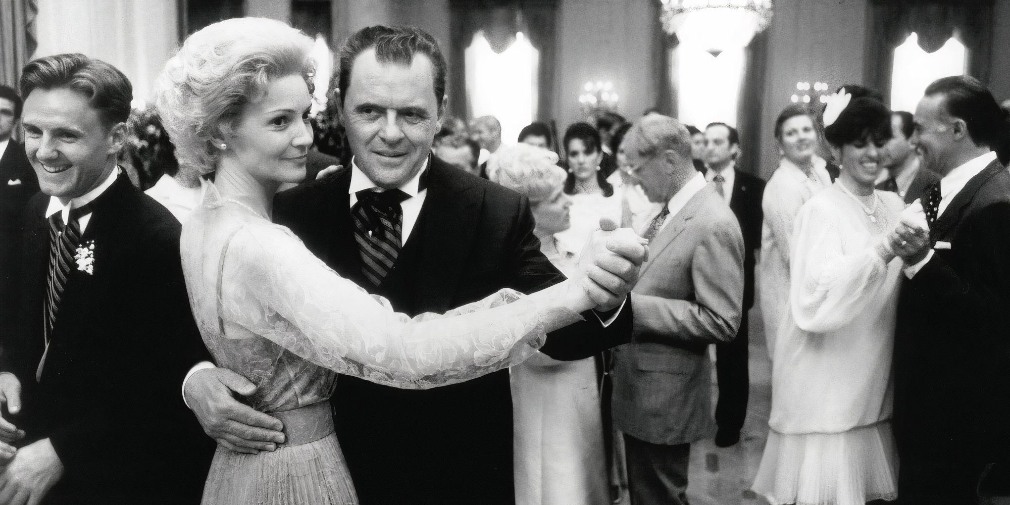 Richard Nixon and Pat Nixon in Nixon dancing.