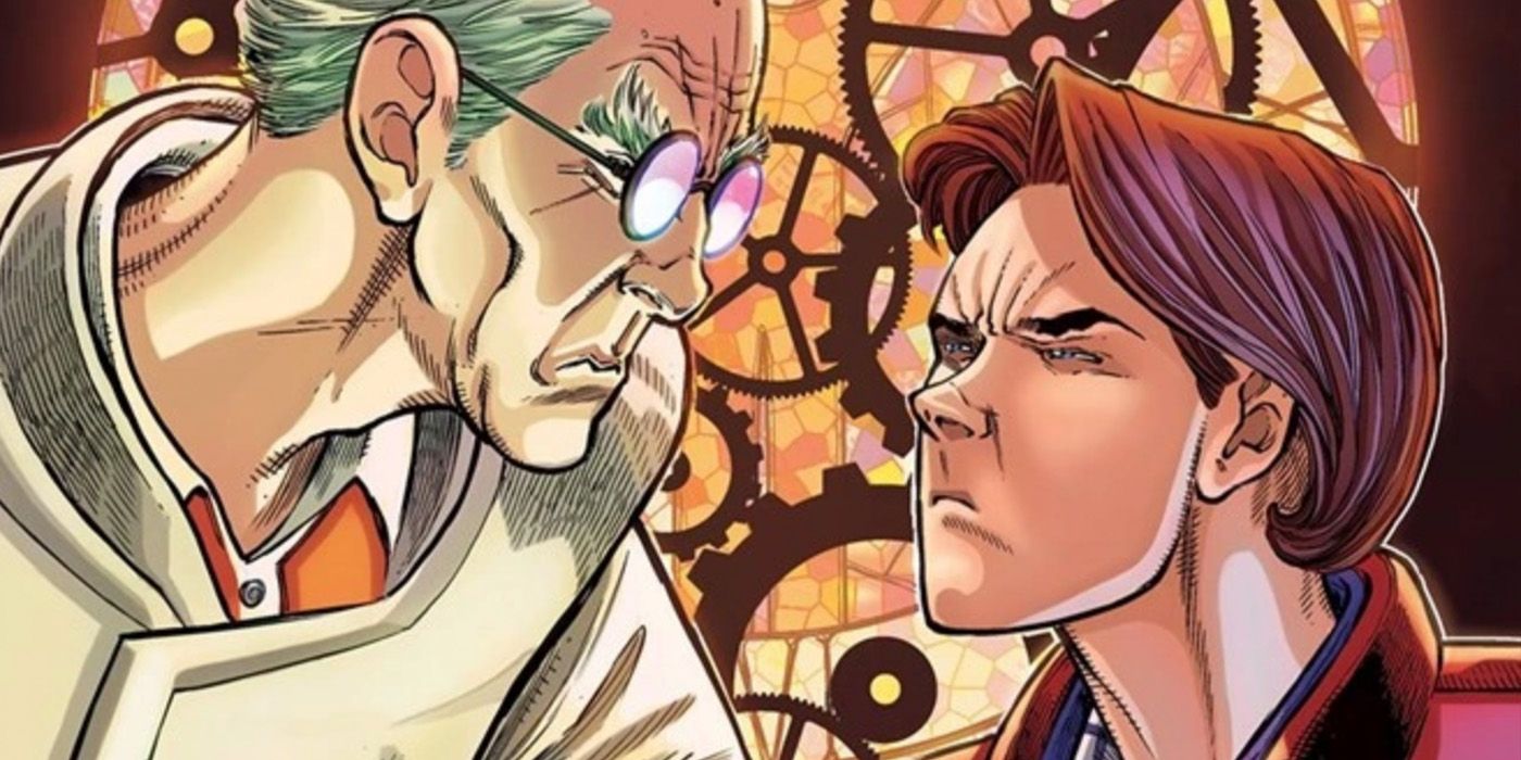 Citizen Brown and Marty McFly face off in the cover of an issue of 'Back to the Future: Citizen Brown.'