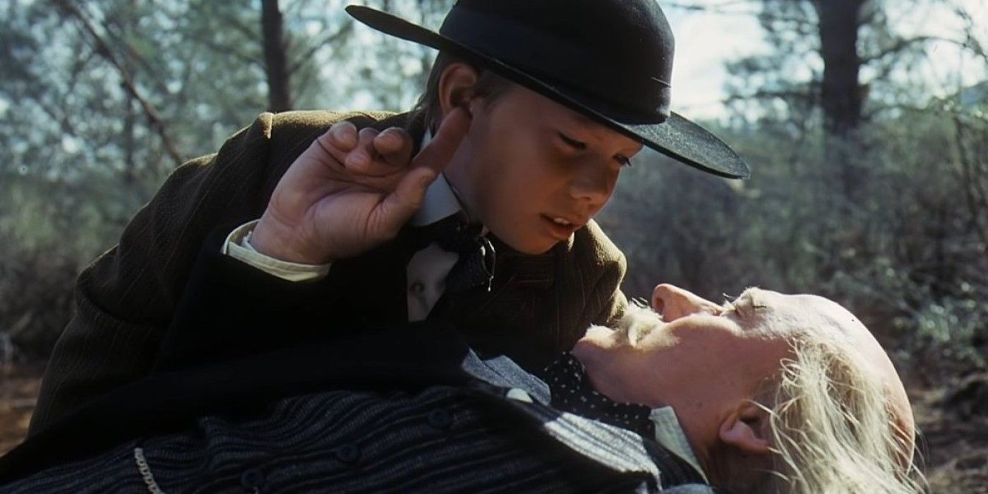 Marshall Strickland dies in his son&rsquo;s arms in the woods in a deleted scene from &lsquo;Back to the Future Part III&rsquo;