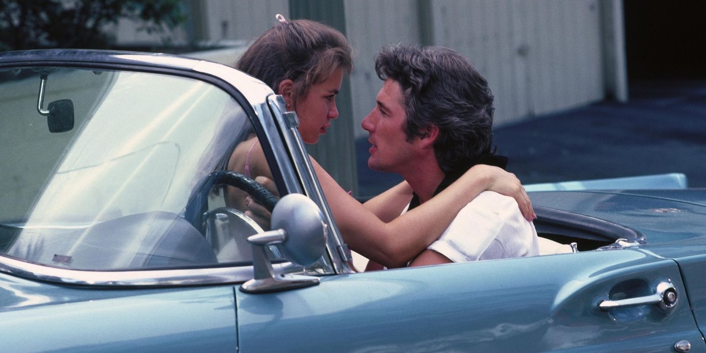 Richard Gere as Jesse Lujack and Valérie Kaprisky as Monica Poiccard in Breathless (1983)