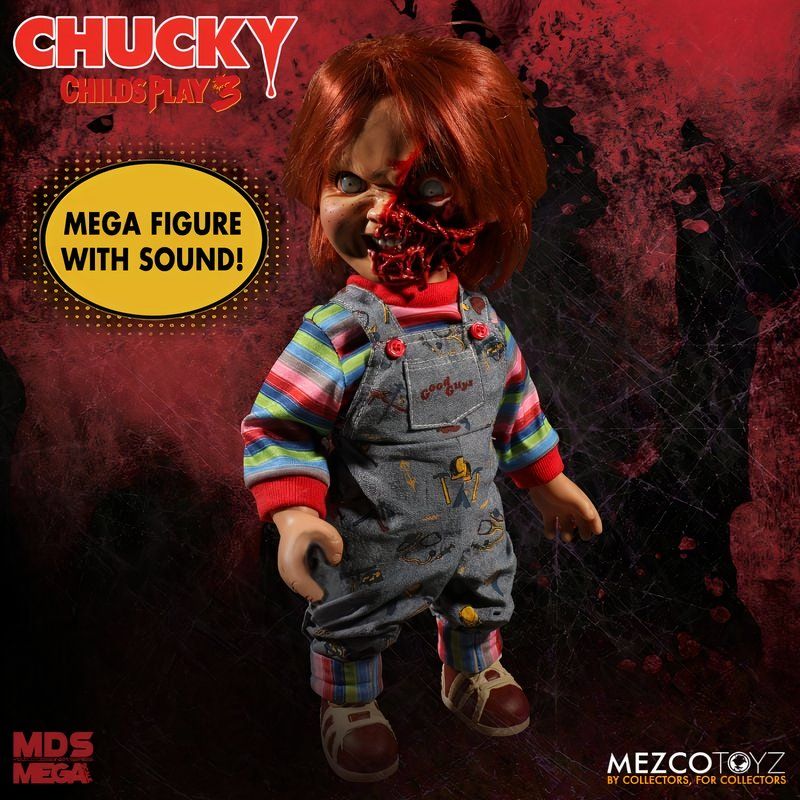 Child's Play 3 Ultimate Chucky Pizza Face Head