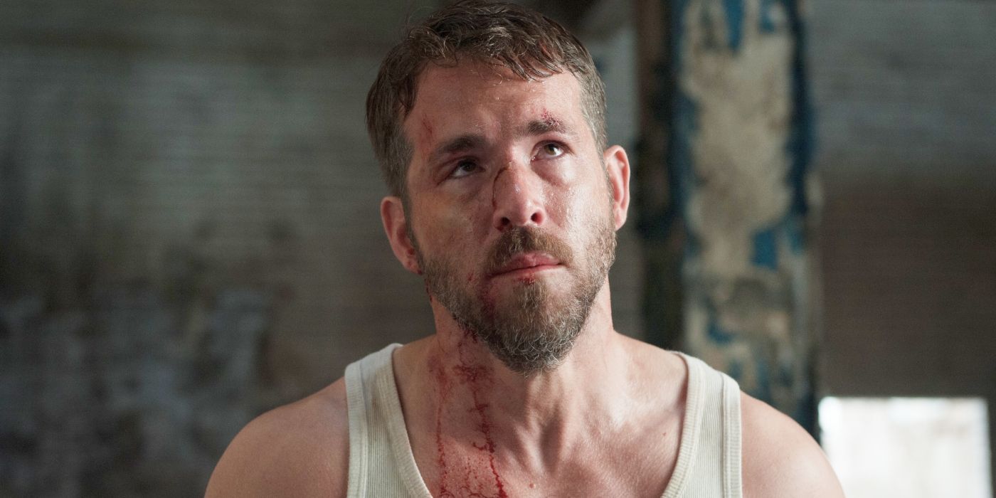 Bill Pope (Ryan Reynolds) crying in 'Criminal'