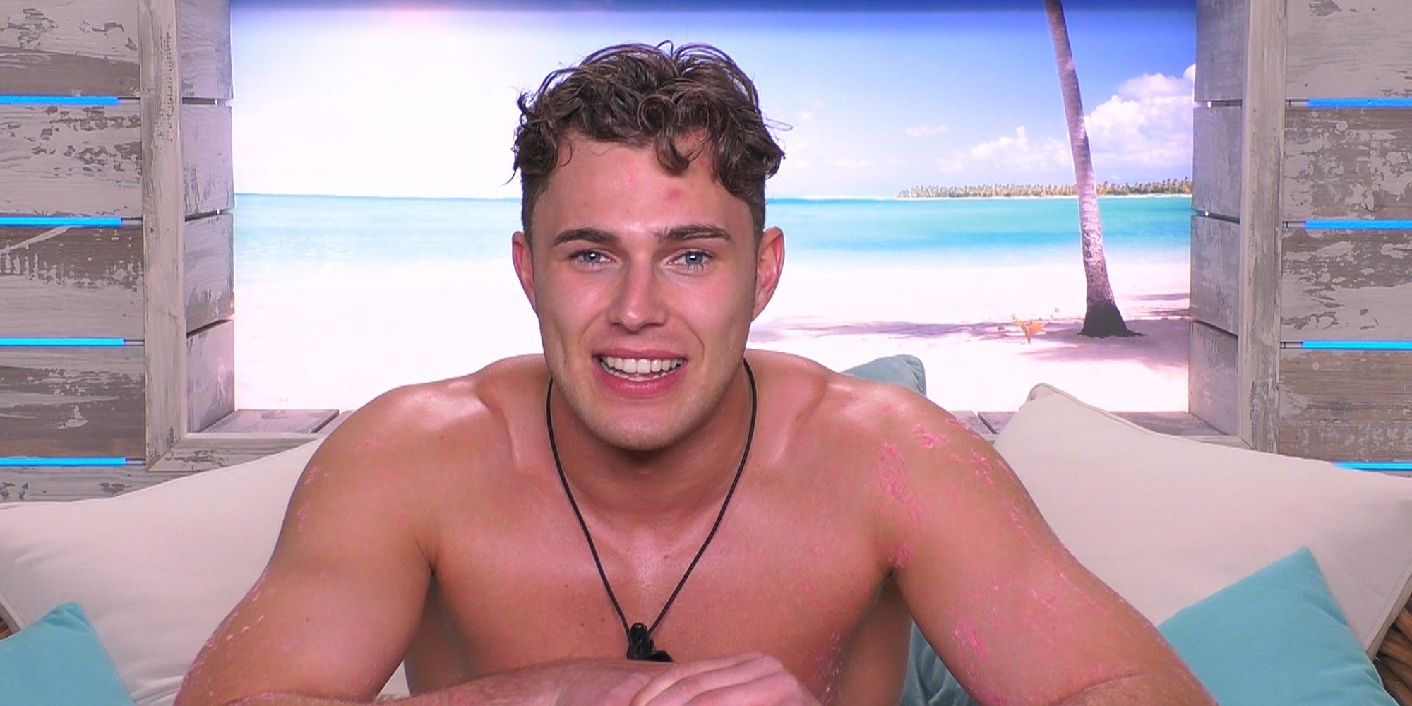 Curtis Pritchard speaking in a confessional on Love Island UK Season 5