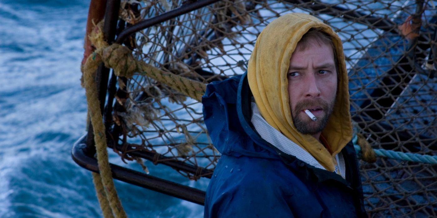 Edgar Hansen smoking on an episode of 'Deadliest Catch.'