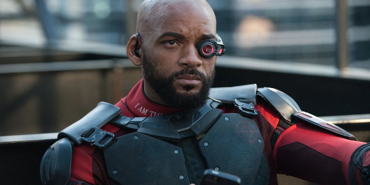 Deadshot looking ahead sternly in 'Suicide Squad' (2016)