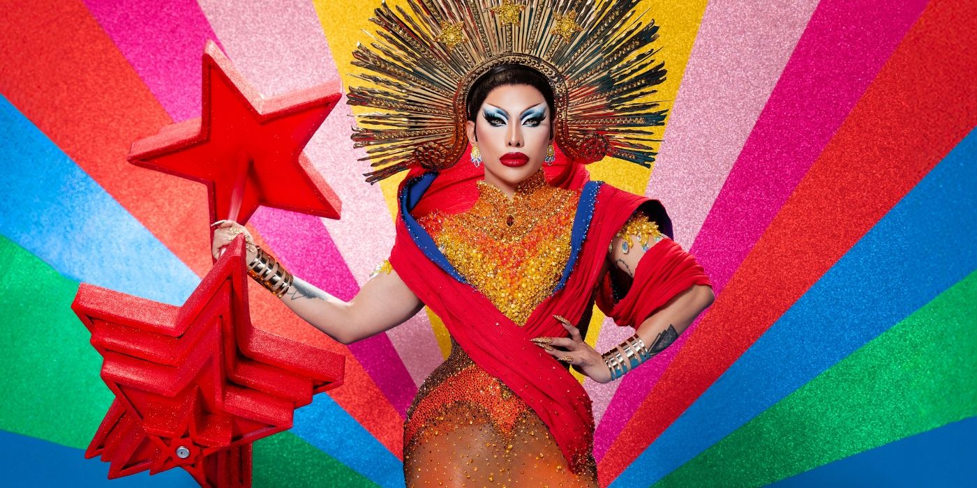 Eva Le Queen competes on 'RuPaul's Drag Race Global All Stars.'