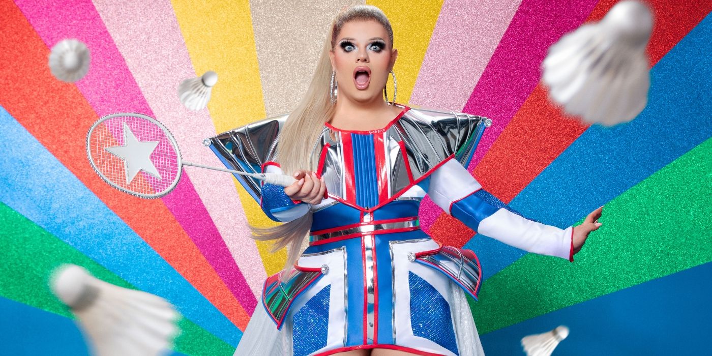 Kitty Scott-Claus competes on 'RuPaul's Drag Race Global All Stars.'