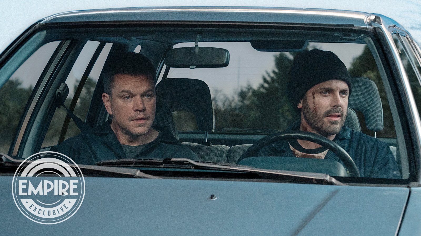 Matt Damon And Casey Affleck Hit The Road In New 'The Instigators' Image