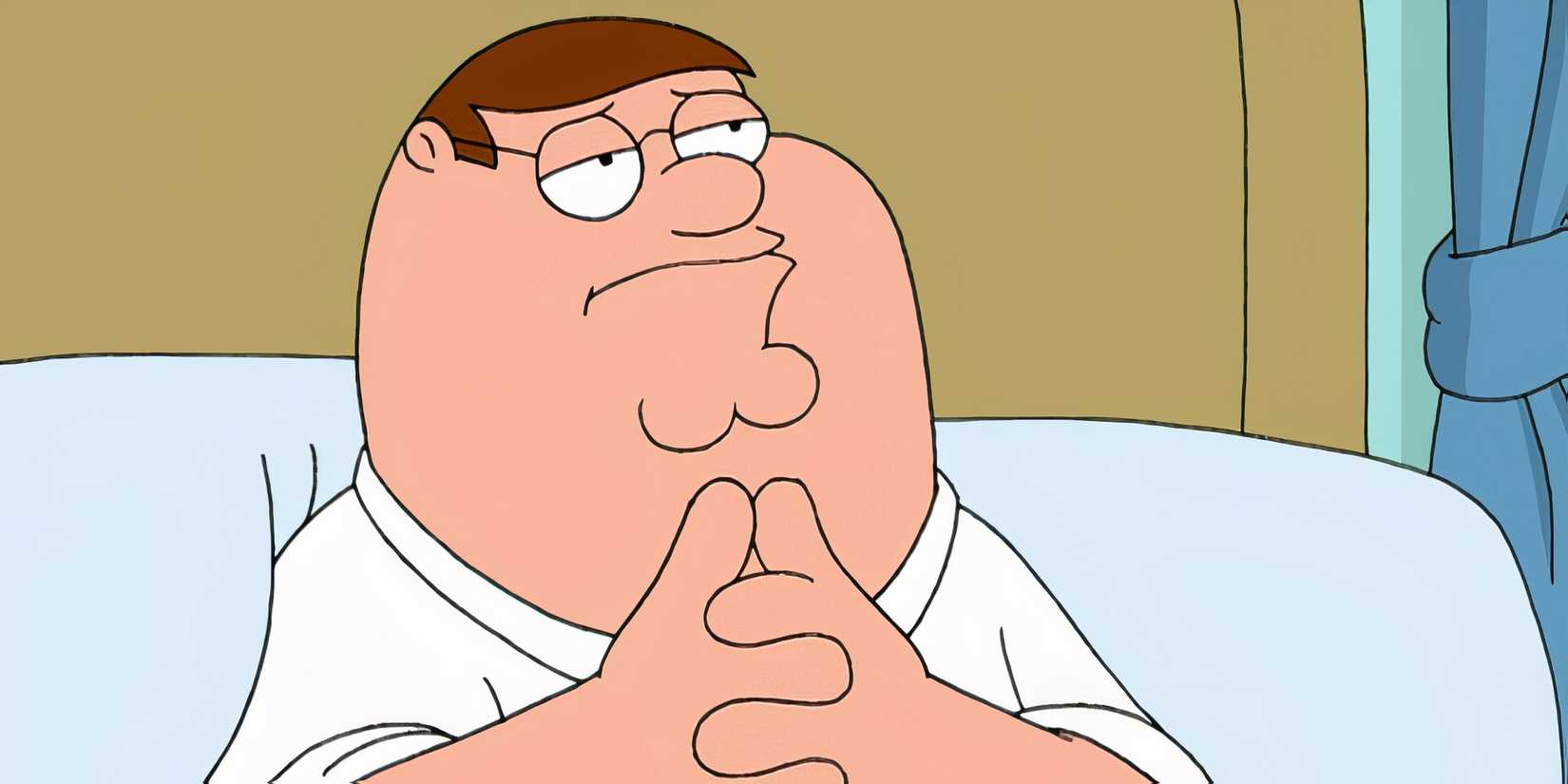 Peter (Seth MacFarlane) ponders intellectually in Season 4, Episode 6 of "Family Guy"