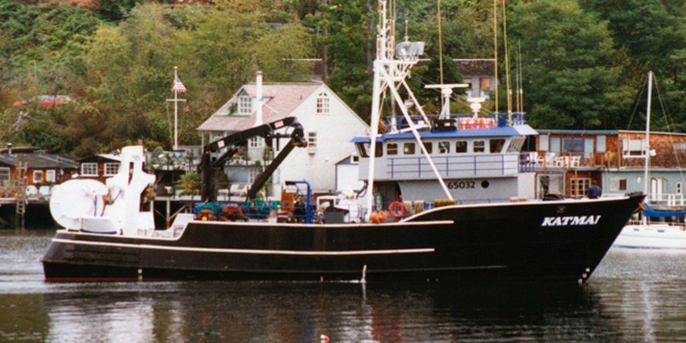 El F/V Katmai en alta mar que aparece en “Deadly Catch”