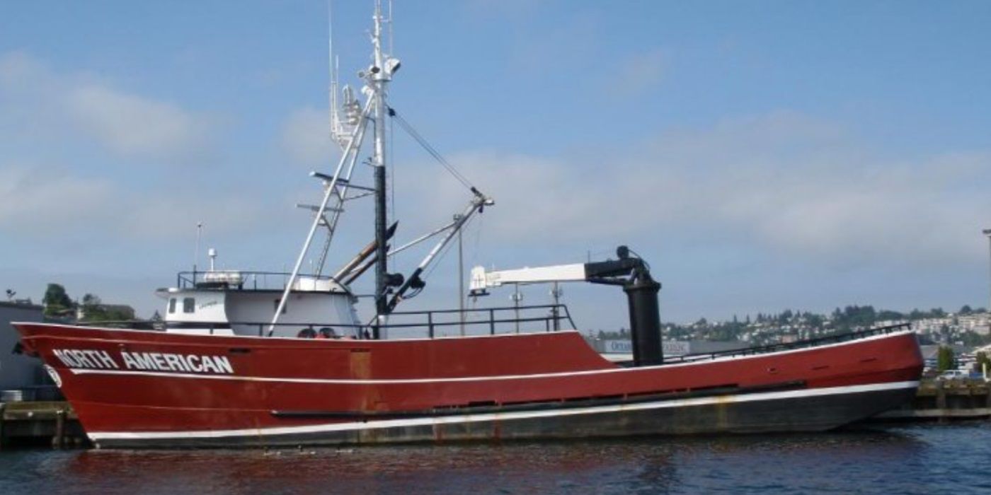 F/V North American on the sea, as featured in 'Deadliest Catch'