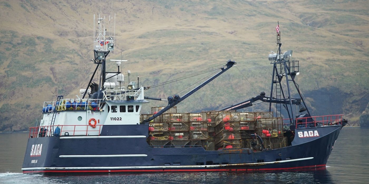 F/V Saga on the sea, as featured in 'Deadliest Catch'