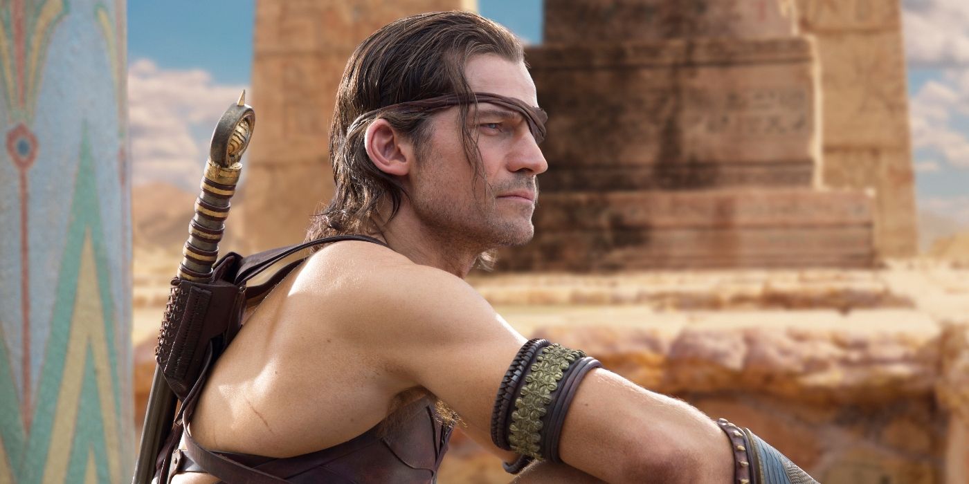 Nikolaj Coster-Waldau as Horus, the Egyptian god of air in Gods of Egypt