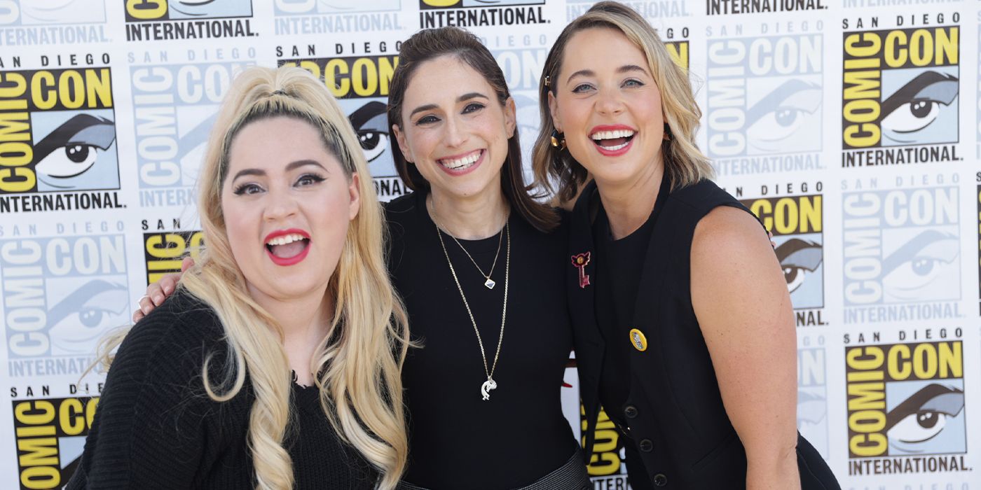 Vivienne Medrano and Erika Henningsen at SDCC 2024 with Perri Nemiroff