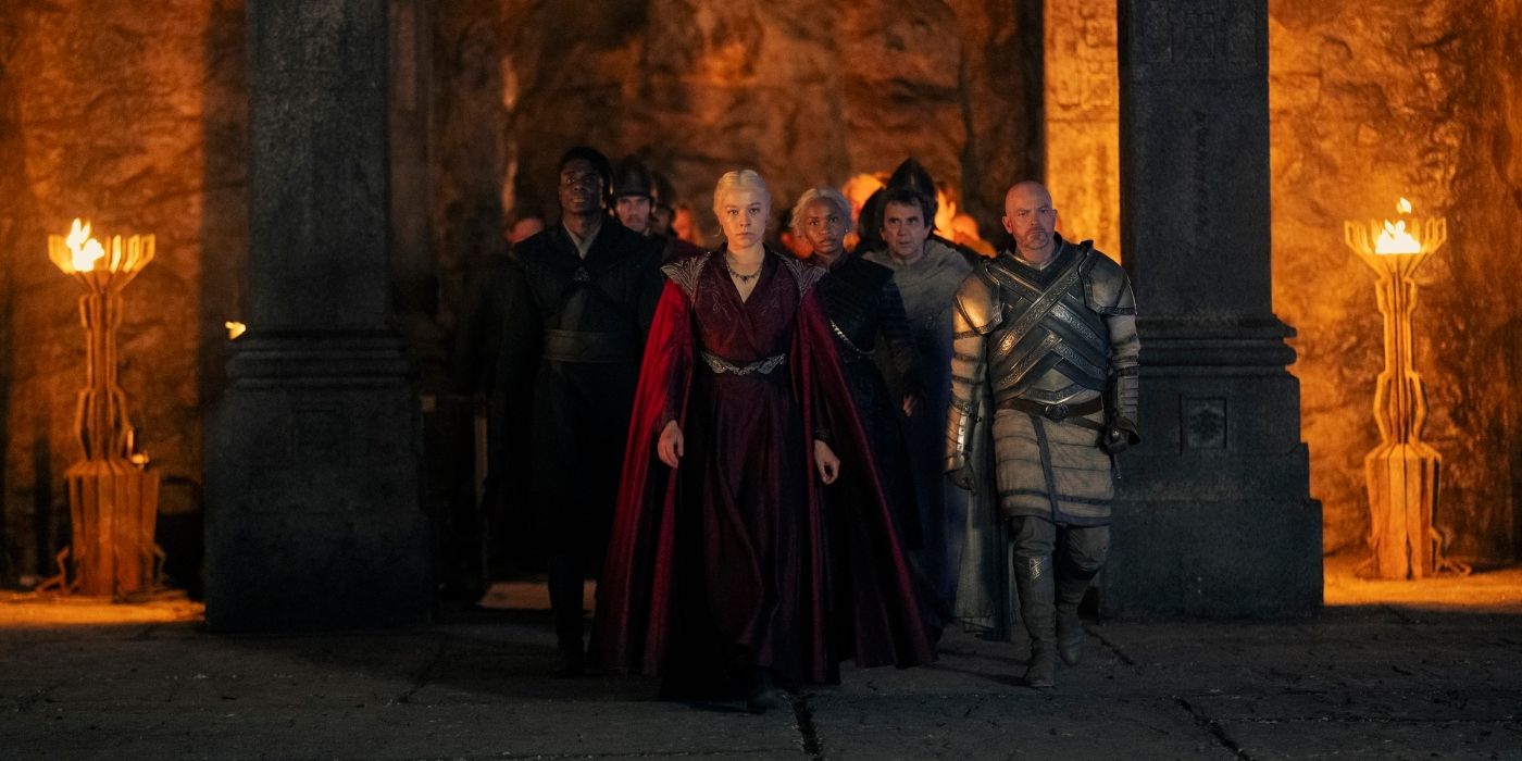 Clinton Liberty, Emma Darcy, Bethany Antonia y Phil Daniels aparecen en el episodio 7 de la temporada 2 de 'House of the Dragon'