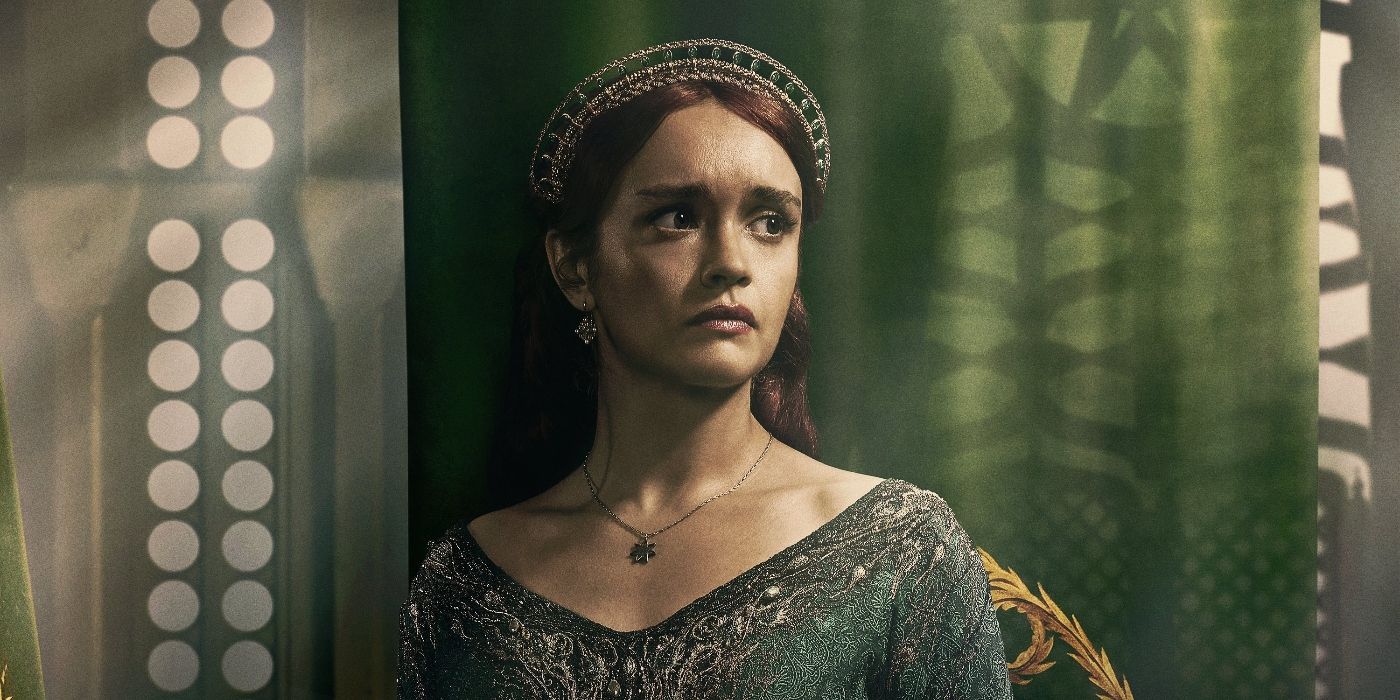 Póster de la temporada 2 de House of Dragon protagonizado por Olivia Cooke como Alicent Hightower