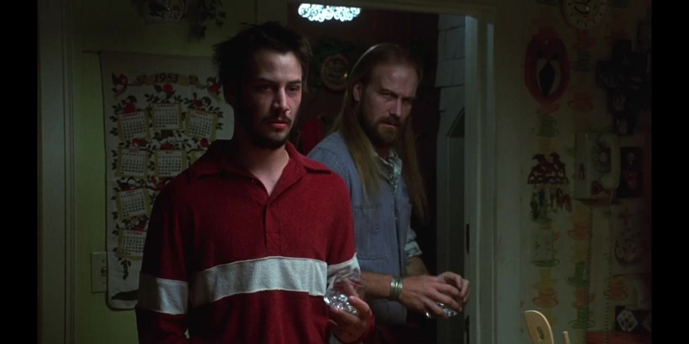 Keanu Reeves and William Hurt in 'I Love You To Death'