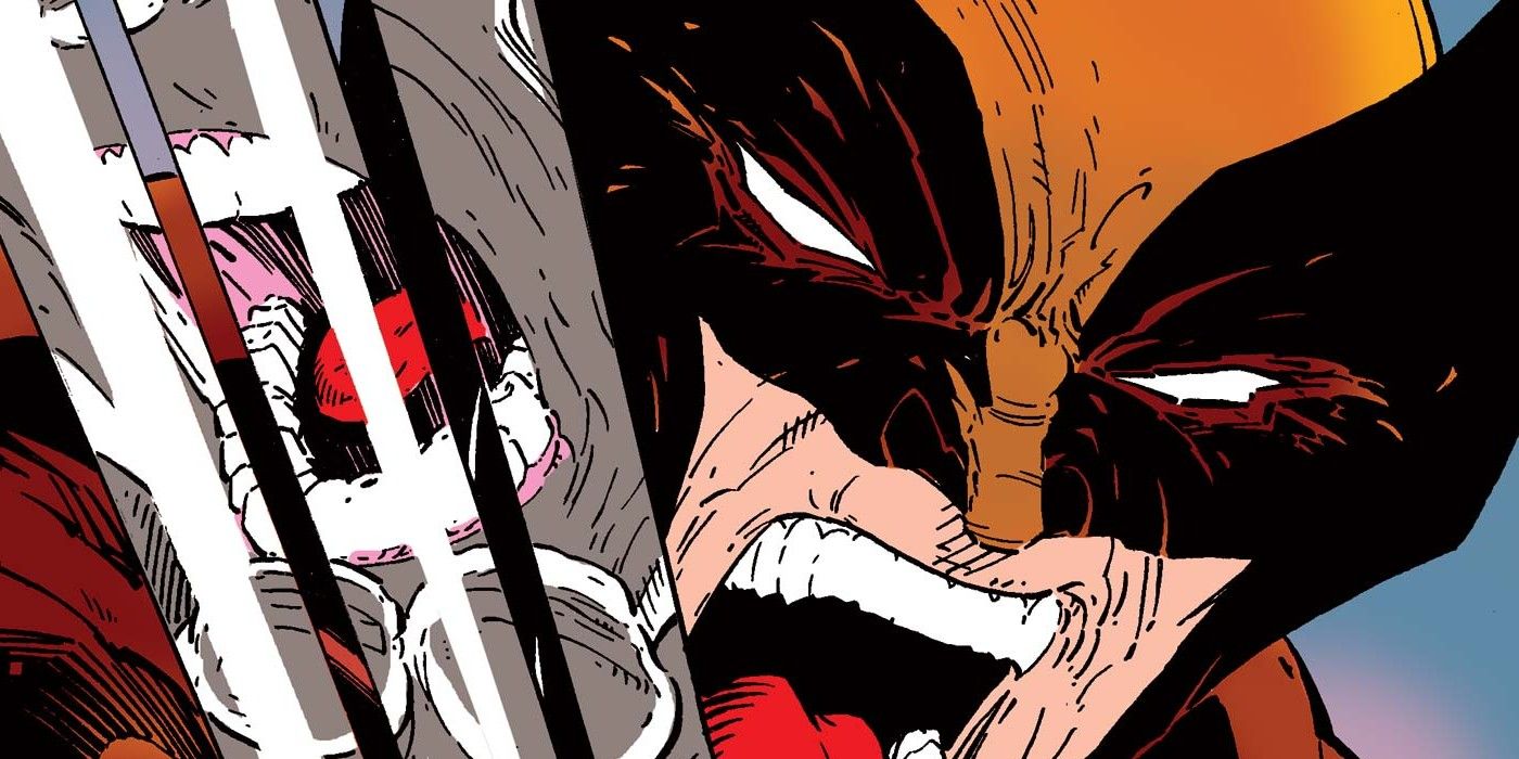 Wolverine screaming on the comic cover