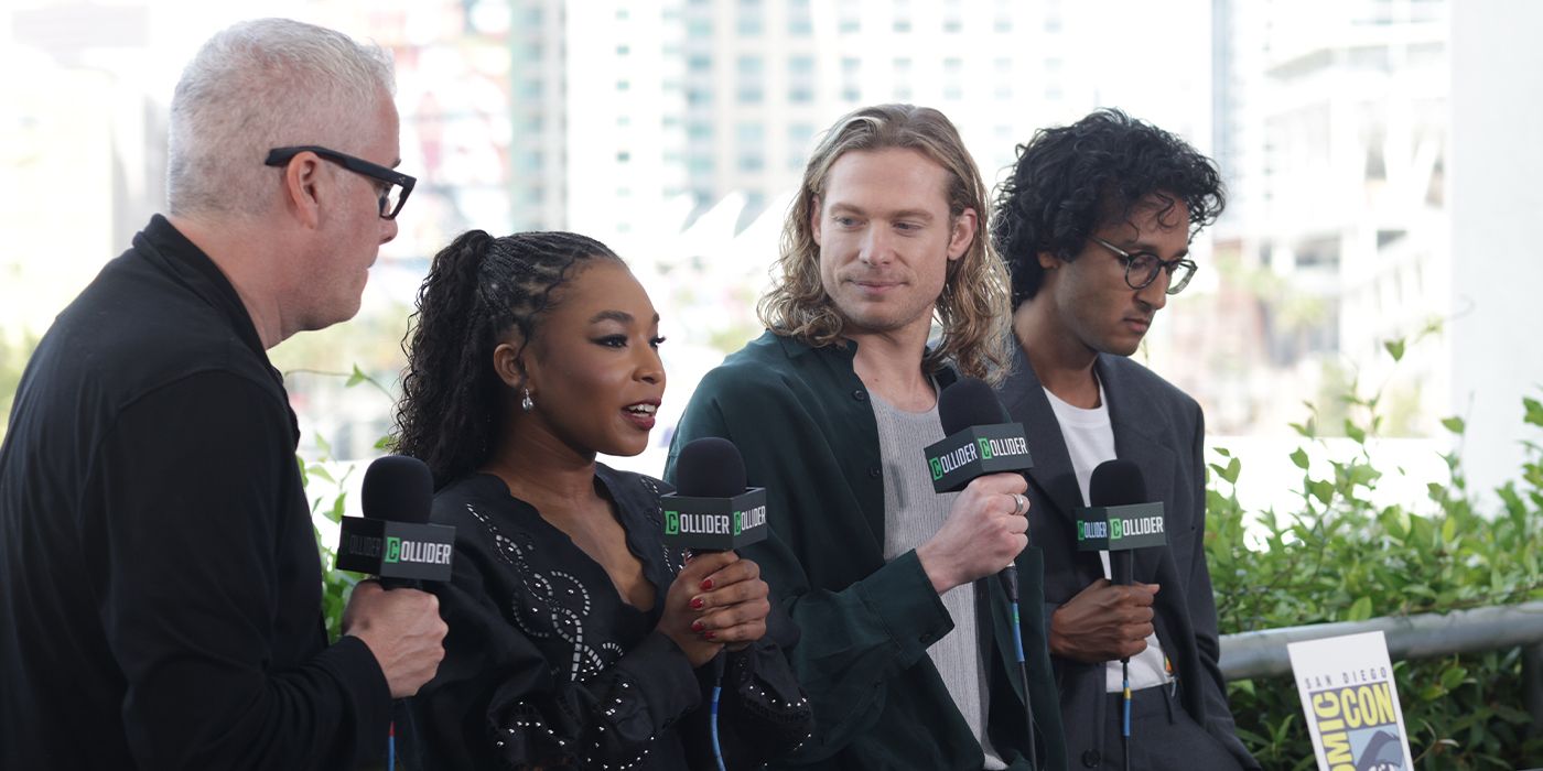 Delainey Hayles speaking in an interview at SDCC 2024 for Interview with the Vampire