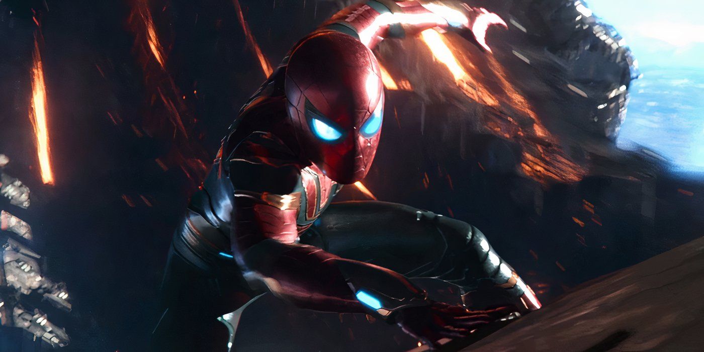 Iron Spider aterriza en una nave espacial alienígena en Avengers: Infinity War