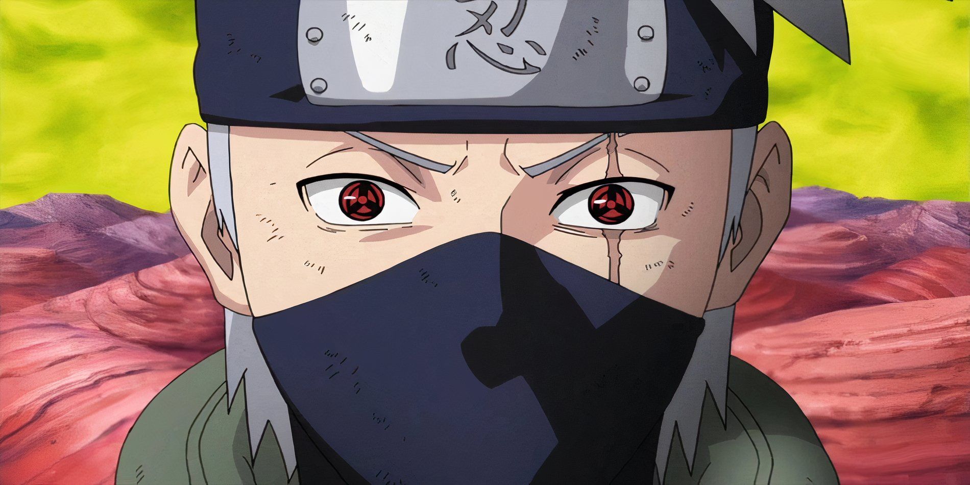 Kakahi Hatake using Mangekyou Sharingan in Naruto