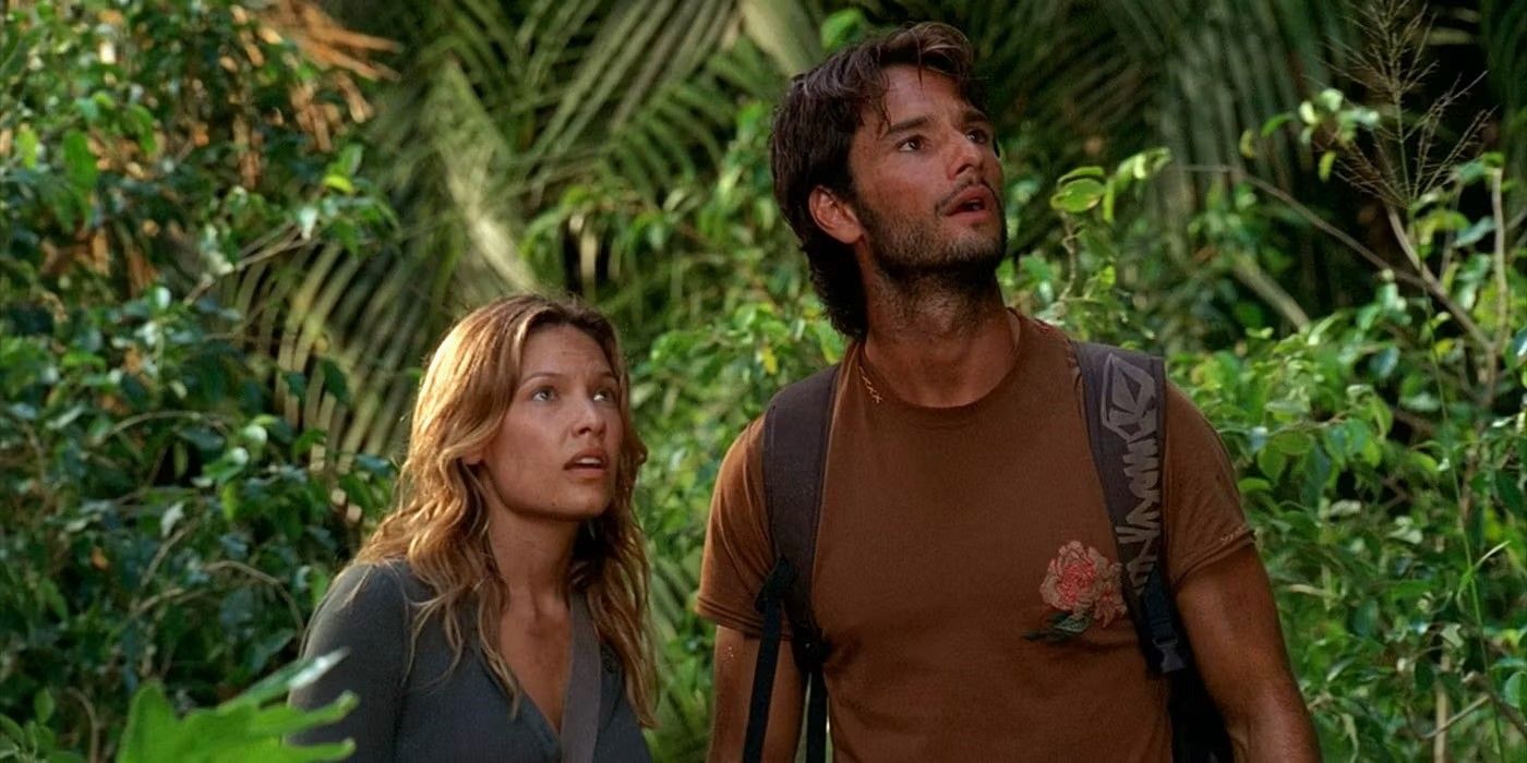 Kiele Sanchez and Rodrigo Santoro in Lost as Nikki and Paulo