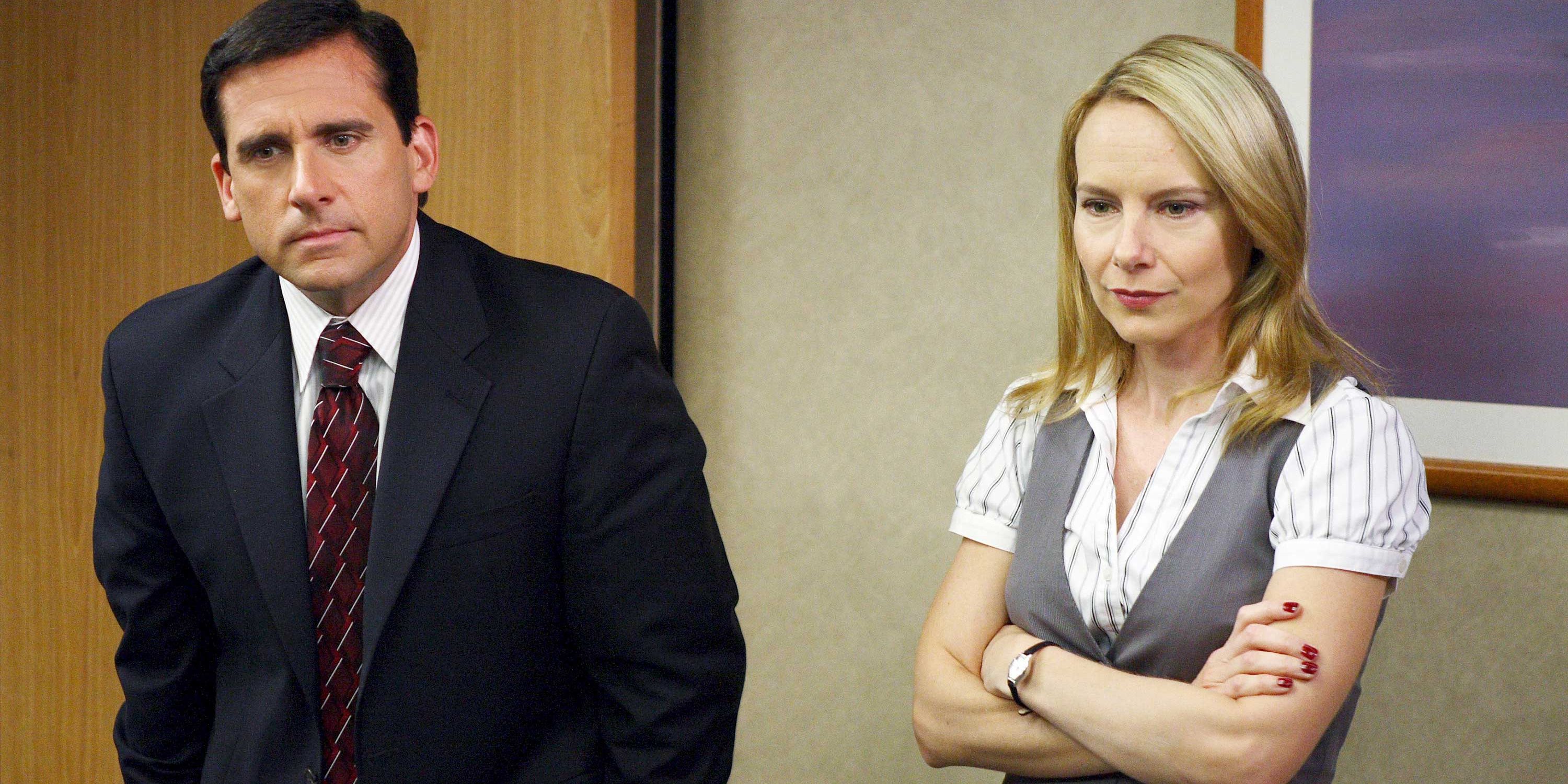 Michael and Holly together in 'The Office'