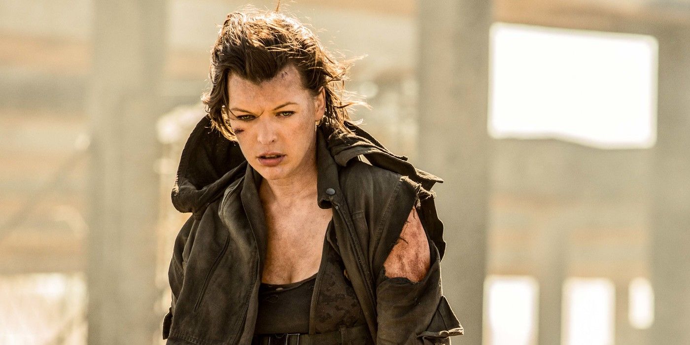 Alice fights to stay alive in Resident Evil: The Final Chapter.