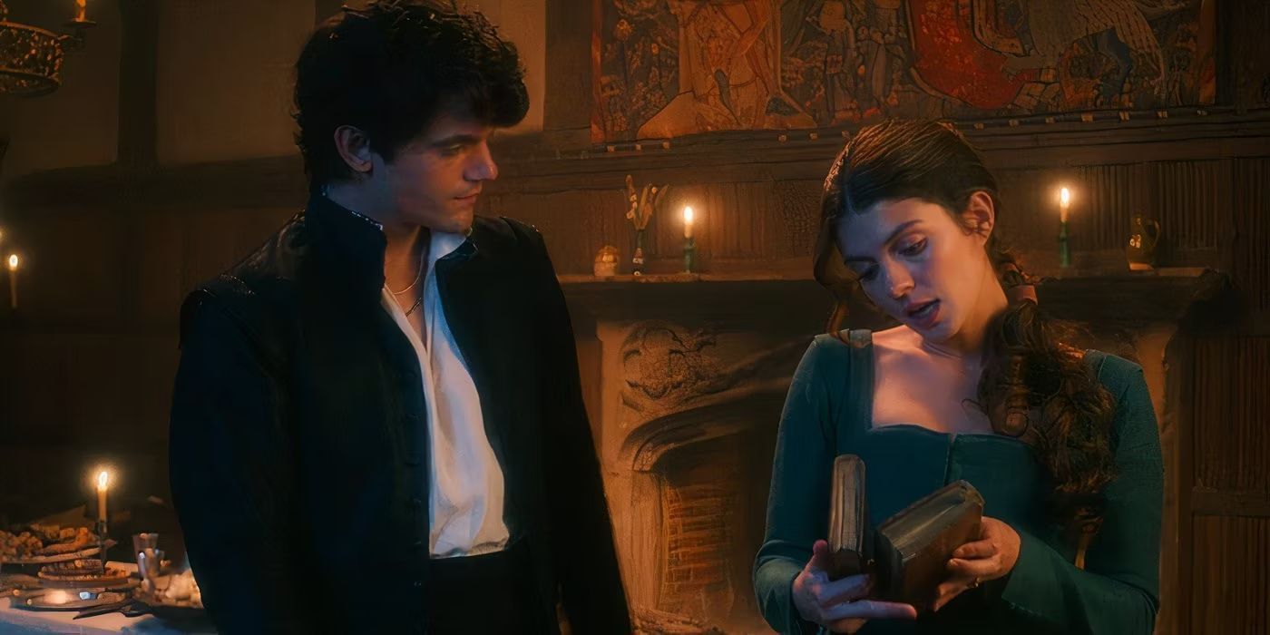 Guildford Dudley (Edward Bluemel) and Jane Grey (Emily Bader) in 'My Lady Jane'