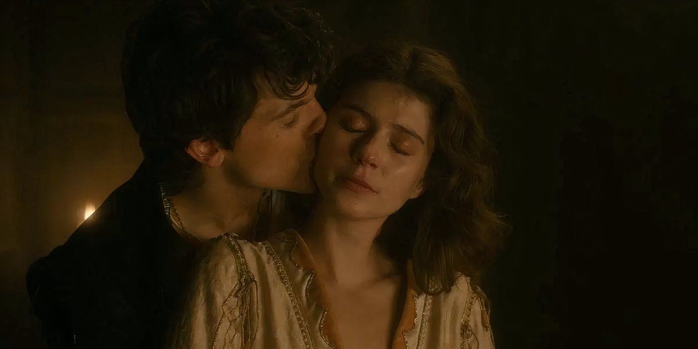 Guildford Dudley (Edward Bluemel) and Jane Grey (Emily Bader) in 'My Lady Jane'