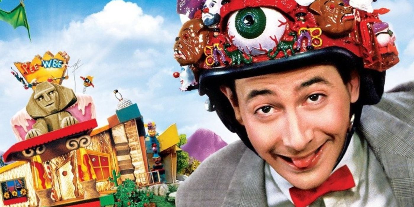 A promotional image of Pee-wee Herman for Pee-wee Playhouse