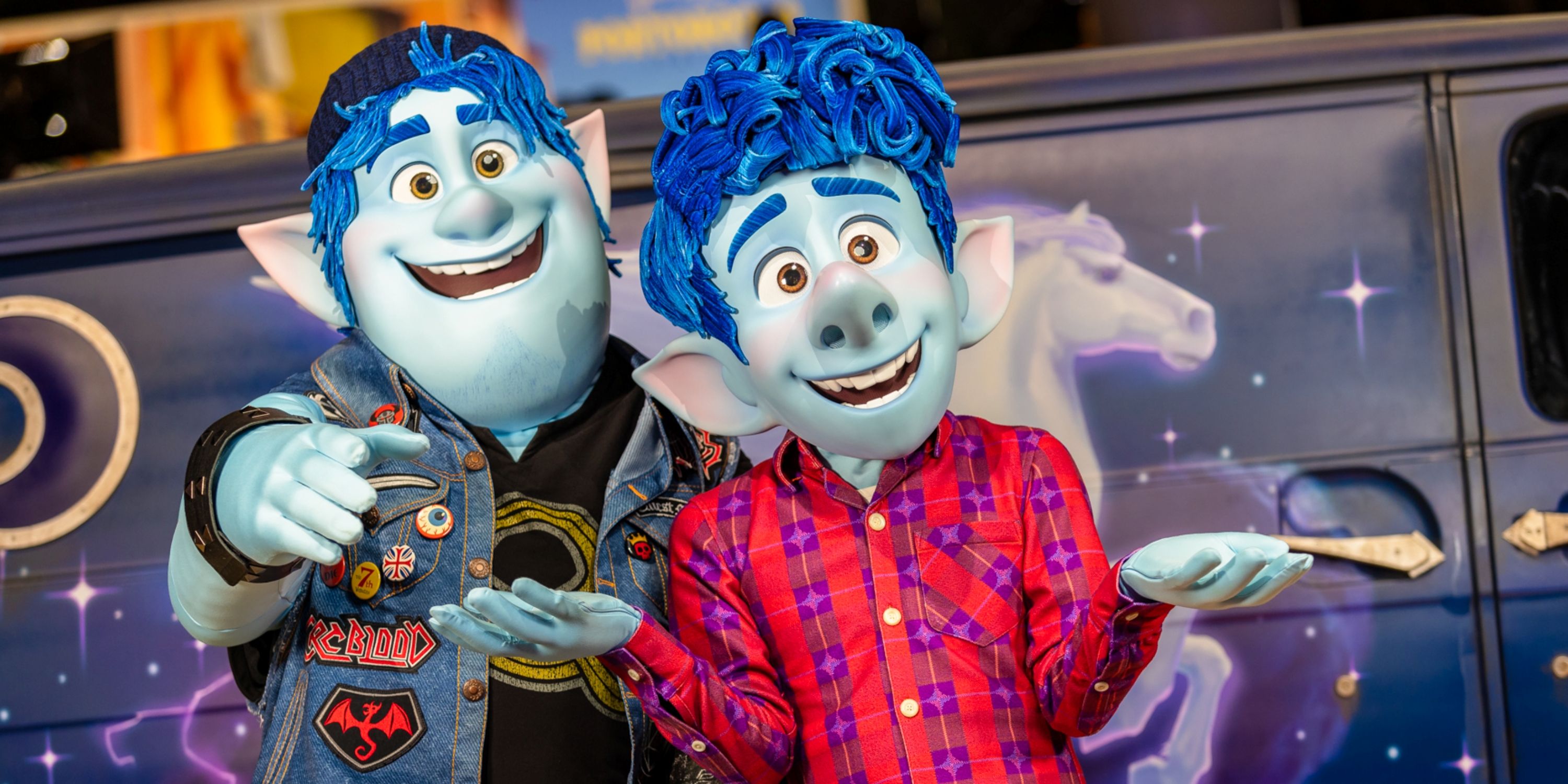 Ian and Barley from Onward at Pixar Fest at the Fantasyland Theatre in Disneyland until August 4, 2024